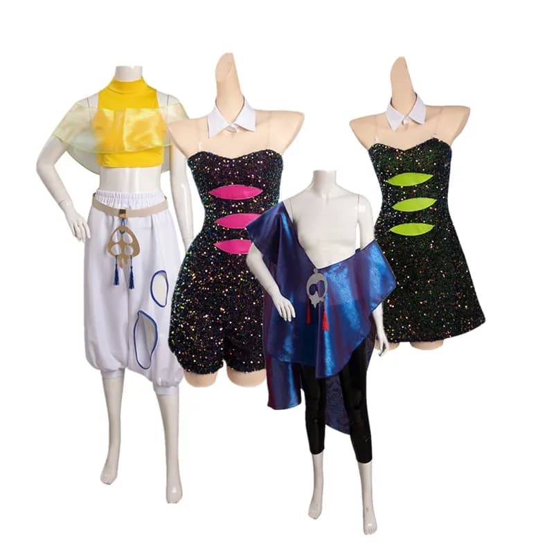 Corneles Marie Frye Shiver Costume Cosplay vestito da donna tuta Splatooning mantello Halloween Carnival Party travestimento abiti