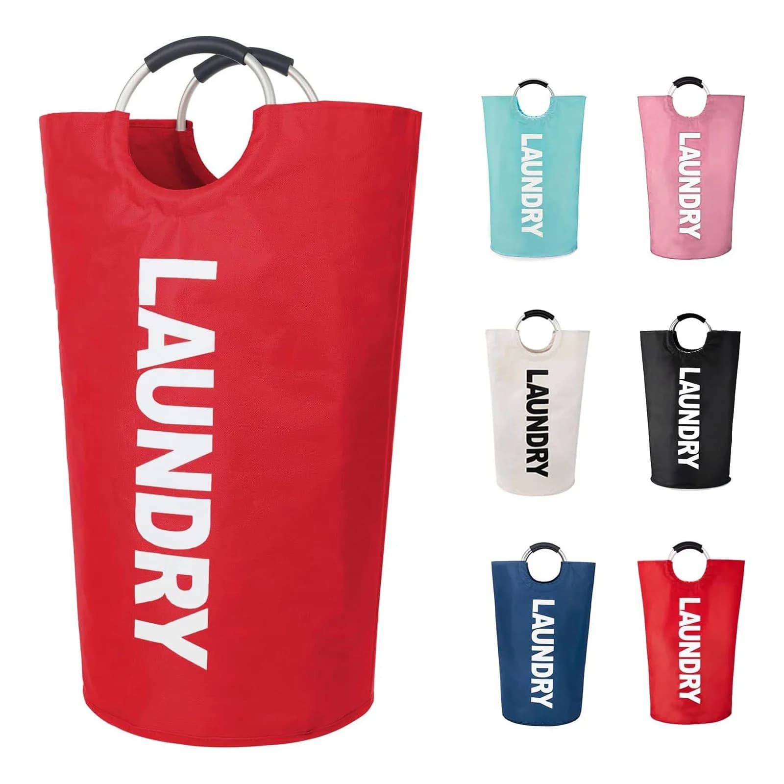 Oxford Fabric Dirty Clothes Basket Large-capacity Household Foldable Laundry Basket Storage Bag for Laundry Room Dorm