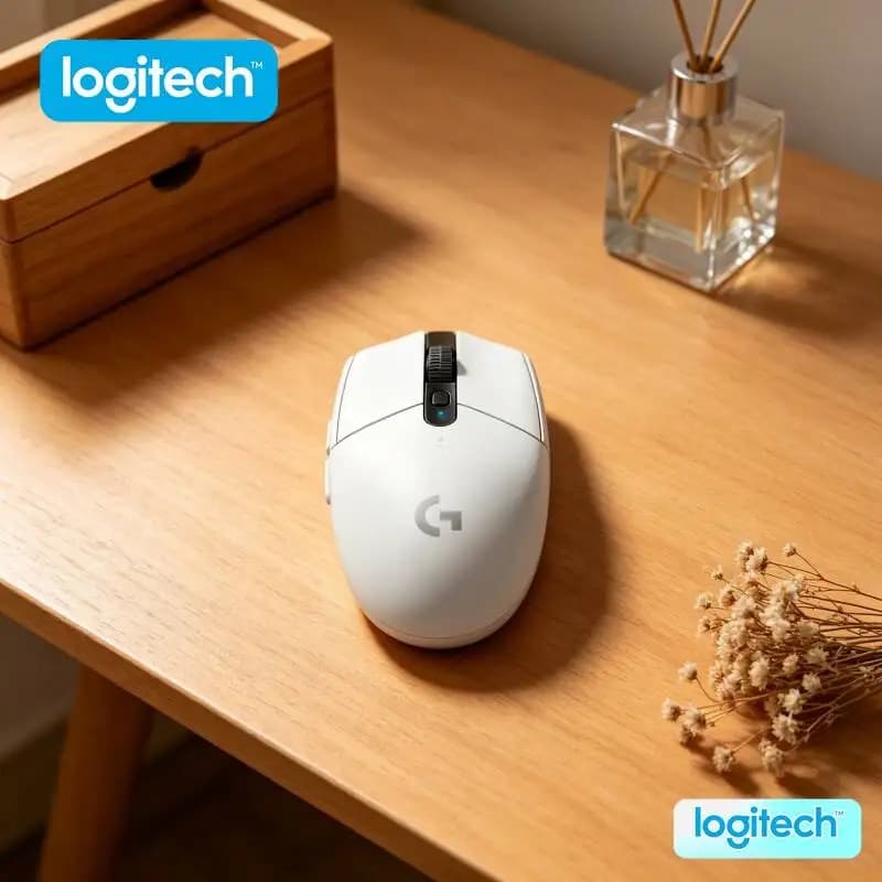 Mouse da Gaming Logitech G305 Wireless, Tempo di Risposta 1ms, 12000 DPI HERO, 6 Pulsanti, Batteria 250 Ore, 99g, Compatibile PC e Mac