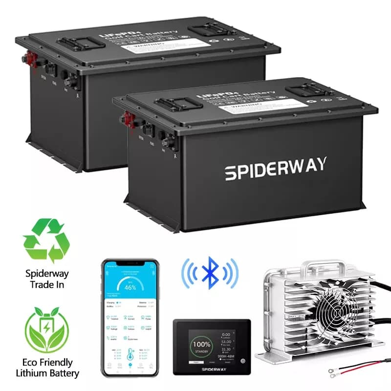 Batteria al litio LiFePO4 36V 210Ah con caricabatterie per carrello elevatore Toyota Hyster Crown