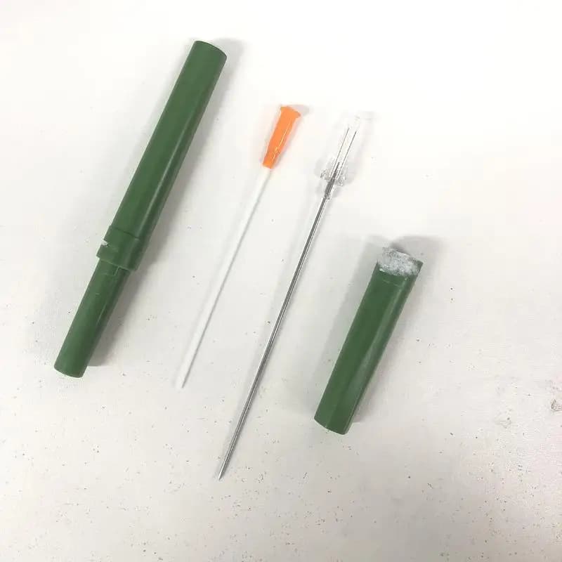 2026 NEW Tension Pneumothorax Thoracic Decompression Needle Set 14G x 3.25" Catheter Cannula Emergency First Aid Trauma Kit 1Pc