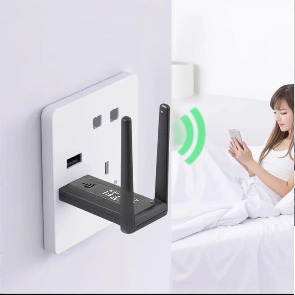 Nuovo Amplificatore di Segnale WiFi Mini da 1300Mbps 2026 - Estensore Wireless per Espandere la Rete Router e Migliorare la Ricezione Domestica a Parete