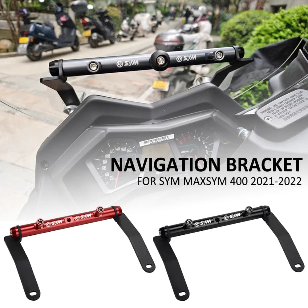 FOR SYM MAXSYM 400 Maxsym400 2021 2022 Motorcycle Mobile Phone Holder GPS Navigation Bracket Driving Recorder Stand Support