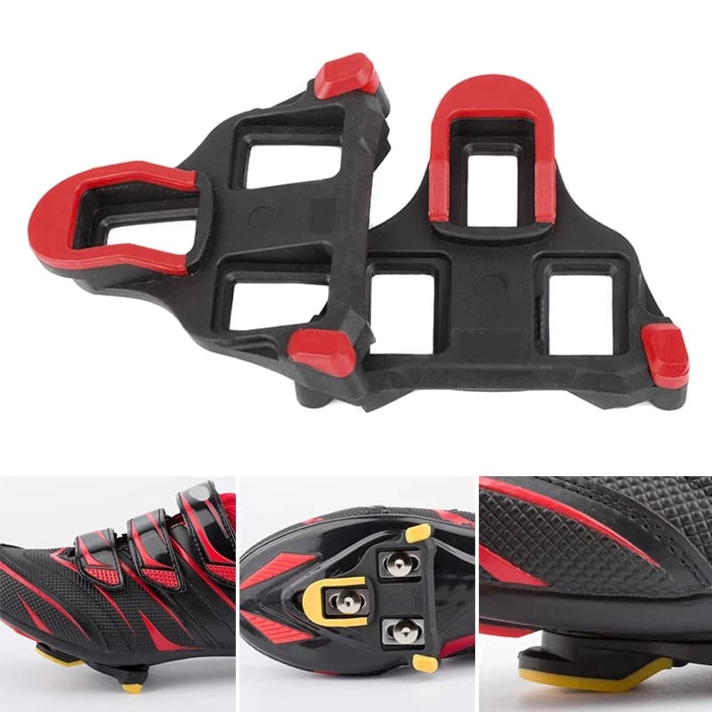 Bike Cleats Self-locking Cycling Pedals Cleat Set 6 Degree Float Bicycle Cleats SPD-SL Road Bike Pedals Indoor Cycling & Road