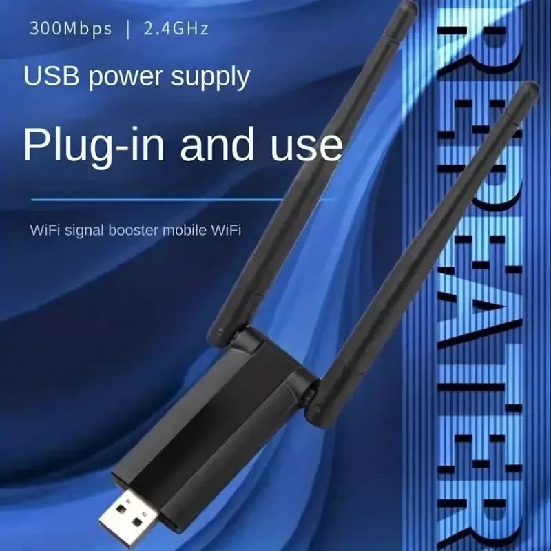 300Mbps 2.4G USB Wireless WiFi Ripetitore Extender Router WiFi Amplificatore di segnale Booster Punto di accesso ripetitore Wi-Fi a lungo raggio