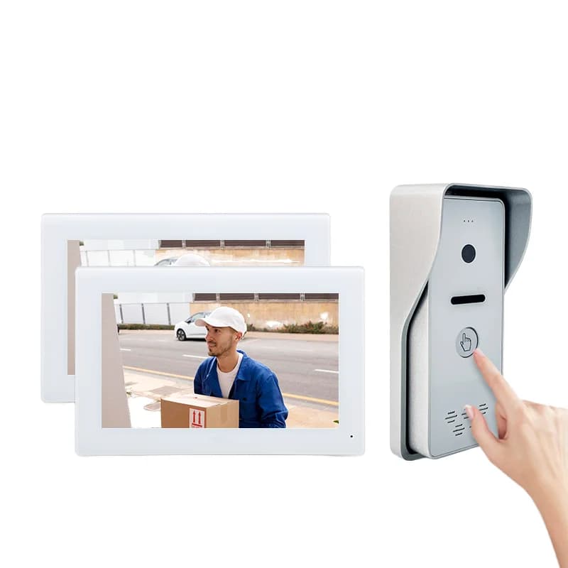 Sistema di campanello intelligente a 4 fili con videocitofono Supporto per visione notturna HD con schermo da 7 pollici