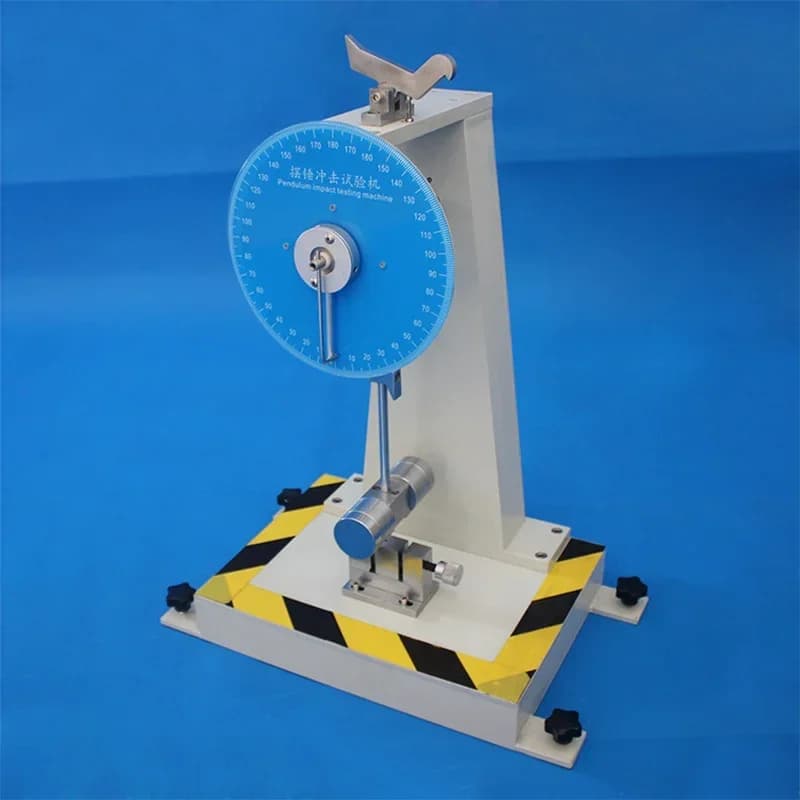 Nuovo tipo APointer elettrico Tester di impatto del fascio a sbalzo Tester di impatto della striscia di plastica migliorata Test della forza di impatto del pendolo