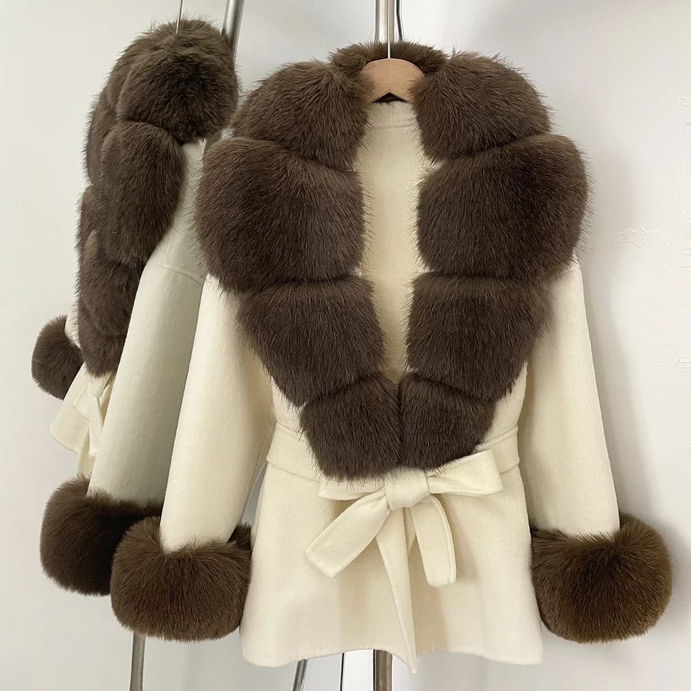 Fur Coat Eco-friendly Faux Fur Jacket Korean Reviews Many Clothes Outer Coats for Woman Winter 2025 Luxury Clothing High-end