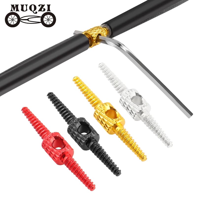 MUQZI 2/5pcs Strumento di instradamento bici per cavo da 4-5,5 mm Alloggiamento cambio freno Routing tubo idraulico Strumento di riparazione cavo interno