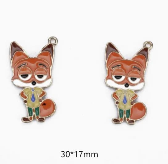 10 Pezzi Ciondoli in Metallo Smaltato per Orecchini, Fai da Te, Portachiavi, Collane, Bracciali, Gioielli Fatti a Mano, Componenti Regalo