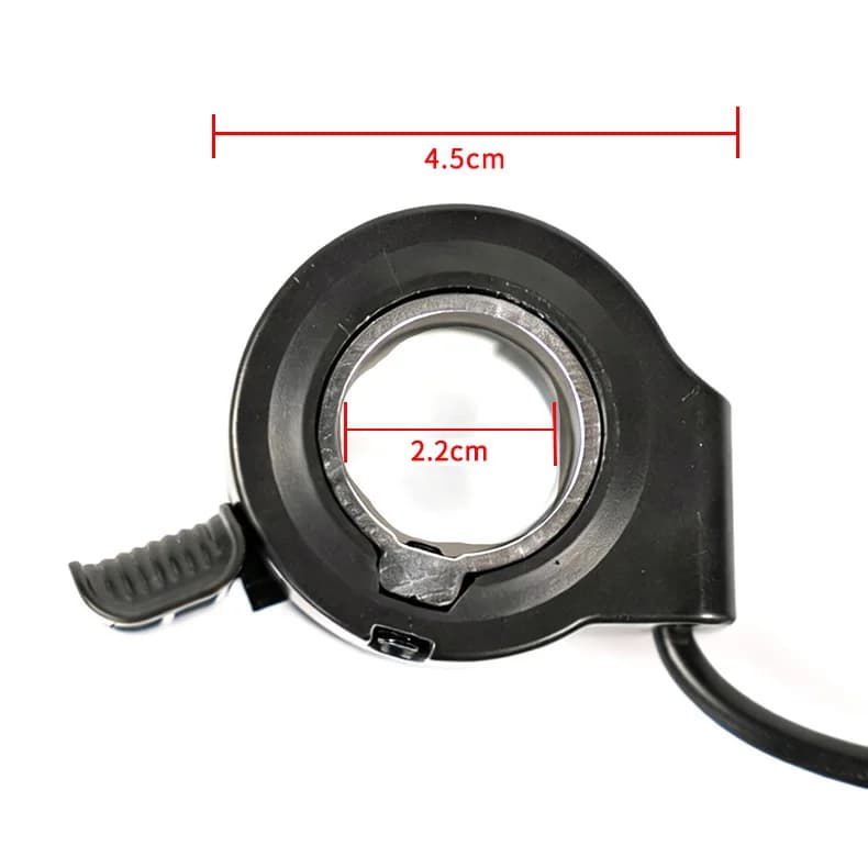 Product Title: E-Bike Thumb Throttle & Twist Grip, Electric Scooter Speed Control Lever, Durable Universal Replacement Part