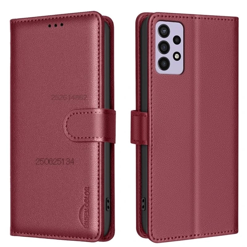 Custodia antifurto a portafoglio per Samsung Galaxy A16 A06 A32 A22 A12 A02s A52 4G A72 5G Custodia protettiva in pelle con blocco RFID