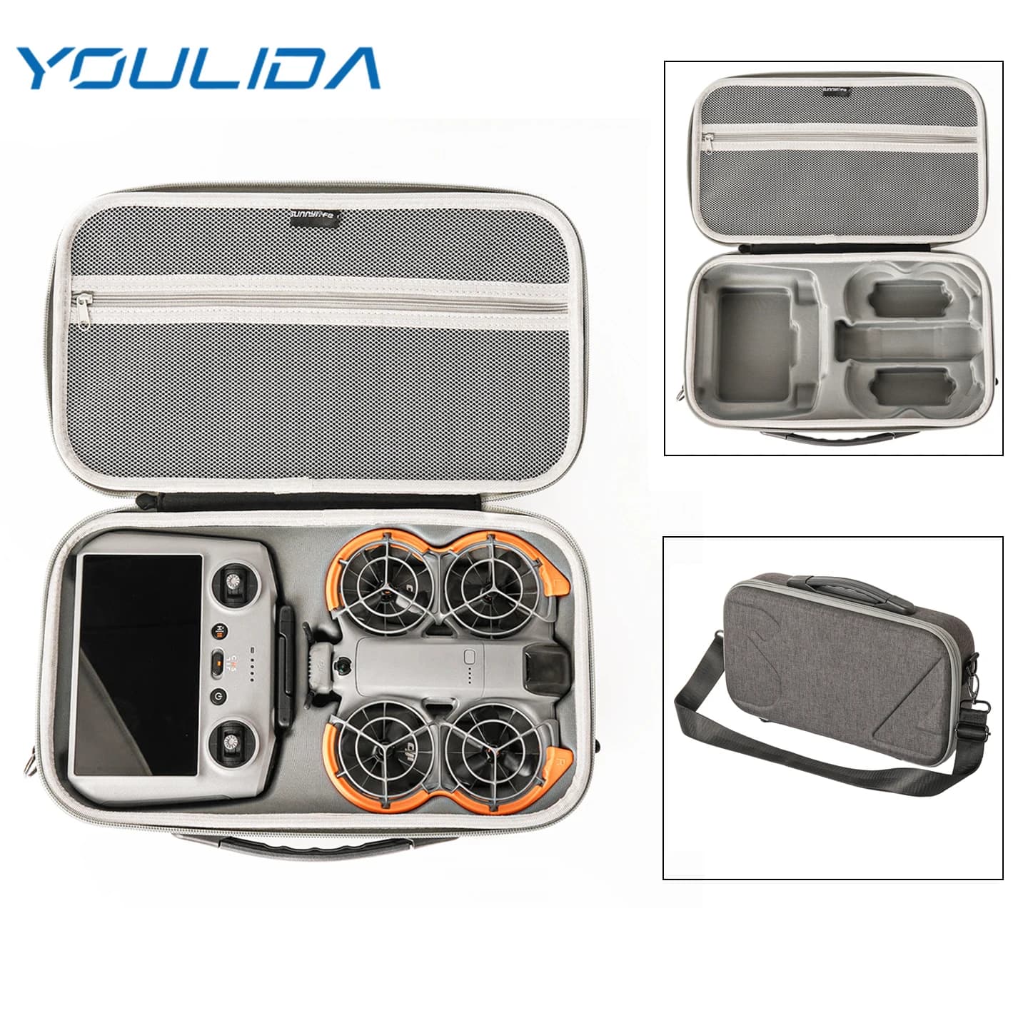 Portable transport bag for DJI Neo 2 with remote control RC 2, shoulder bag, travel organizer, drone accessories