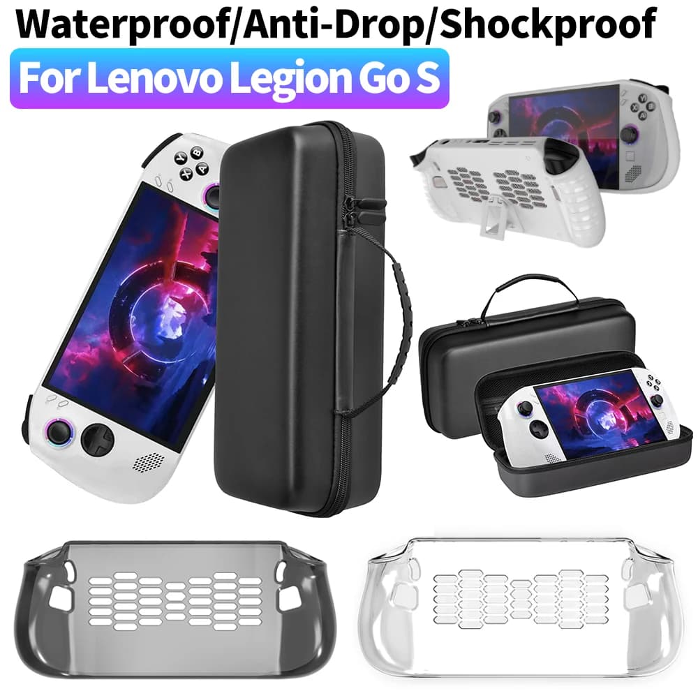 Custodia rigida in EVA per console di gioco portatile Lenovo Legion Go S Custodia rigida antiurto Custodia protettiva antigoccia