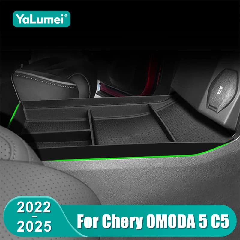 Per Chery Omoda 5 C5 (Versione a Benzina) 2022 2023 2024 2025 Vassoio Organizzatore per Vano Portaoggetti Inferiore Console Centrale in TPE Accessori Auto