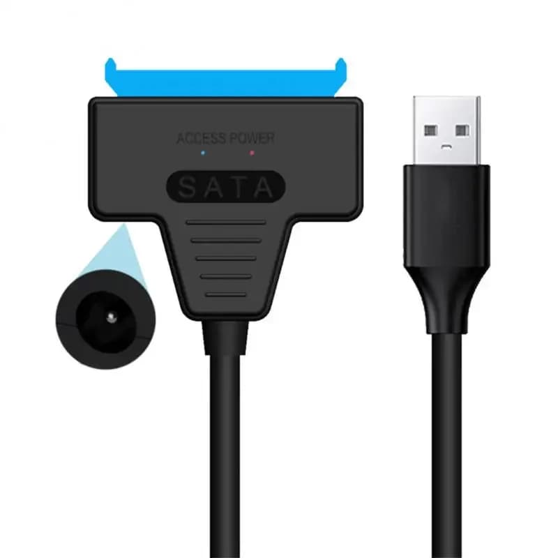 Cavo adattatore da Sata a USB 3.0 supporto 22 pin 2.5,3.5 lnche HDD esterno SSD connettore per computer disco rigido adatto per disco rigido
