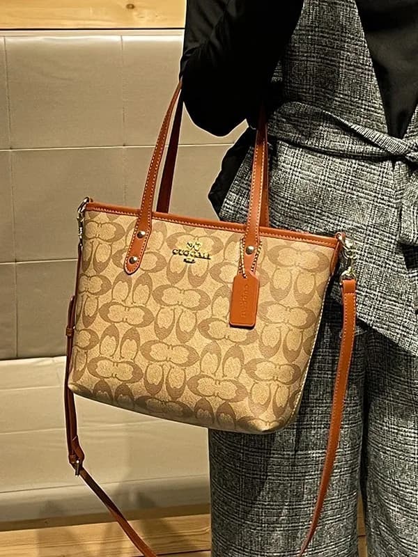 Borsa fasciatoio classica alla moda per donna, elegante borsa a tracolla, borsa tote di lusso dal design minimalista vintage, grande capacità