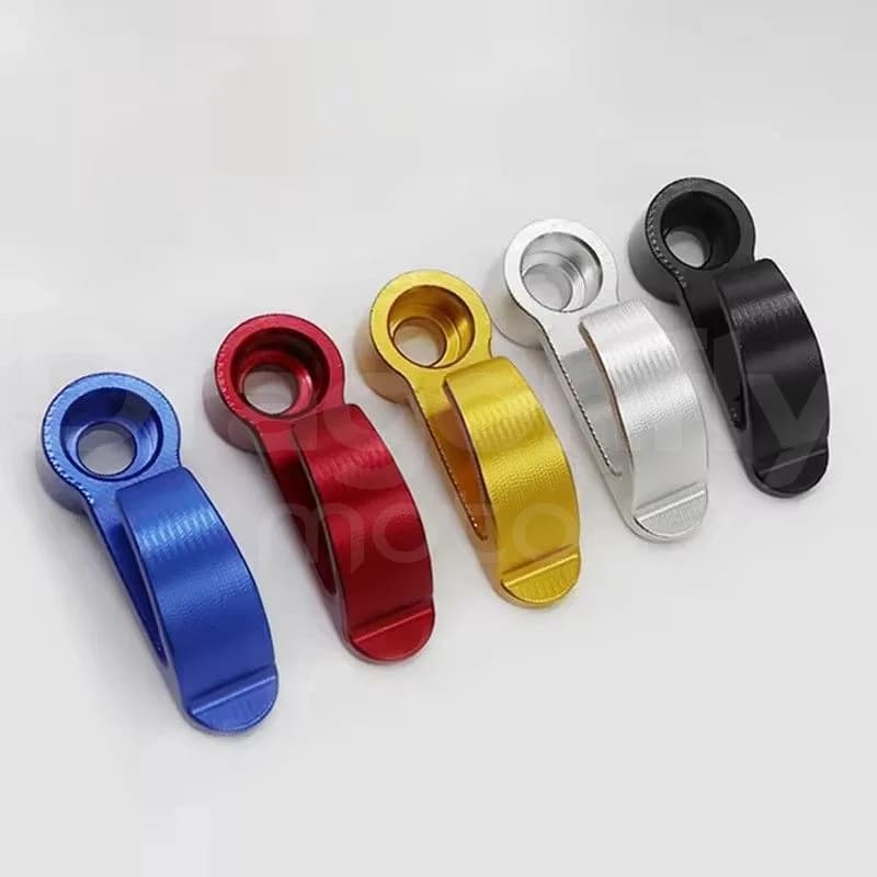 Gancio per manubrio moto Supporto universale in alluminio CNC Gancio per carico Gancio per borsa per bagagli Gancio per casco Artiglio Accessori per moto