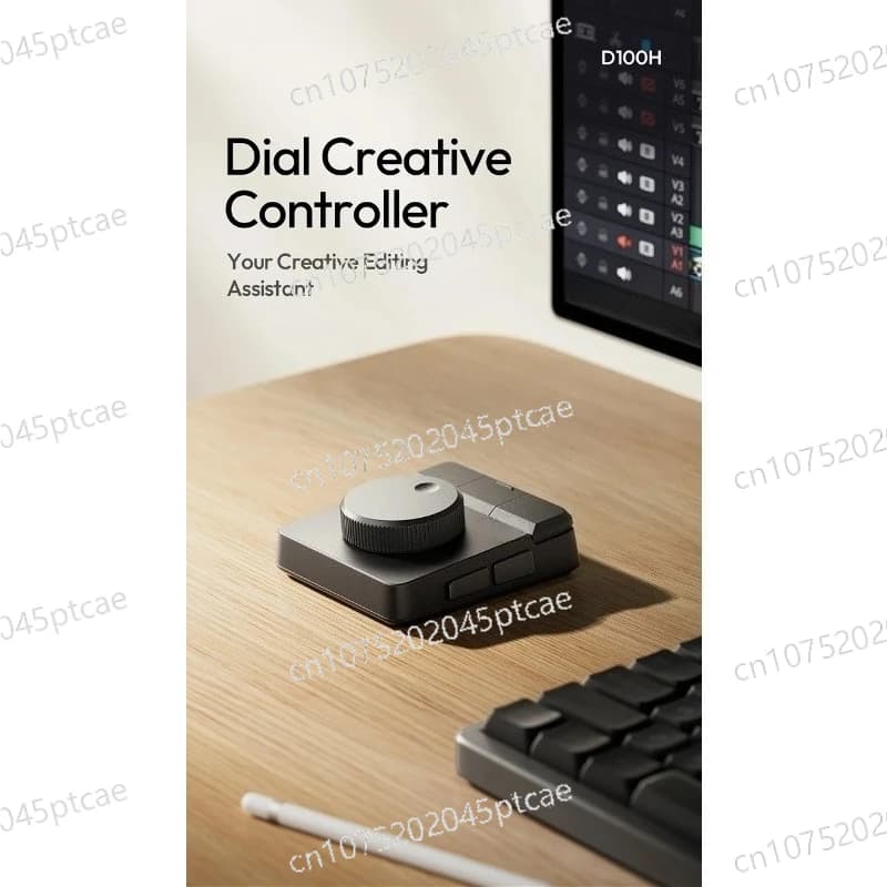 Controller Desktop Wireless D200H/D100H con Manopola a Vibrazione Infinita per Assistenza Video e Streaming su PC