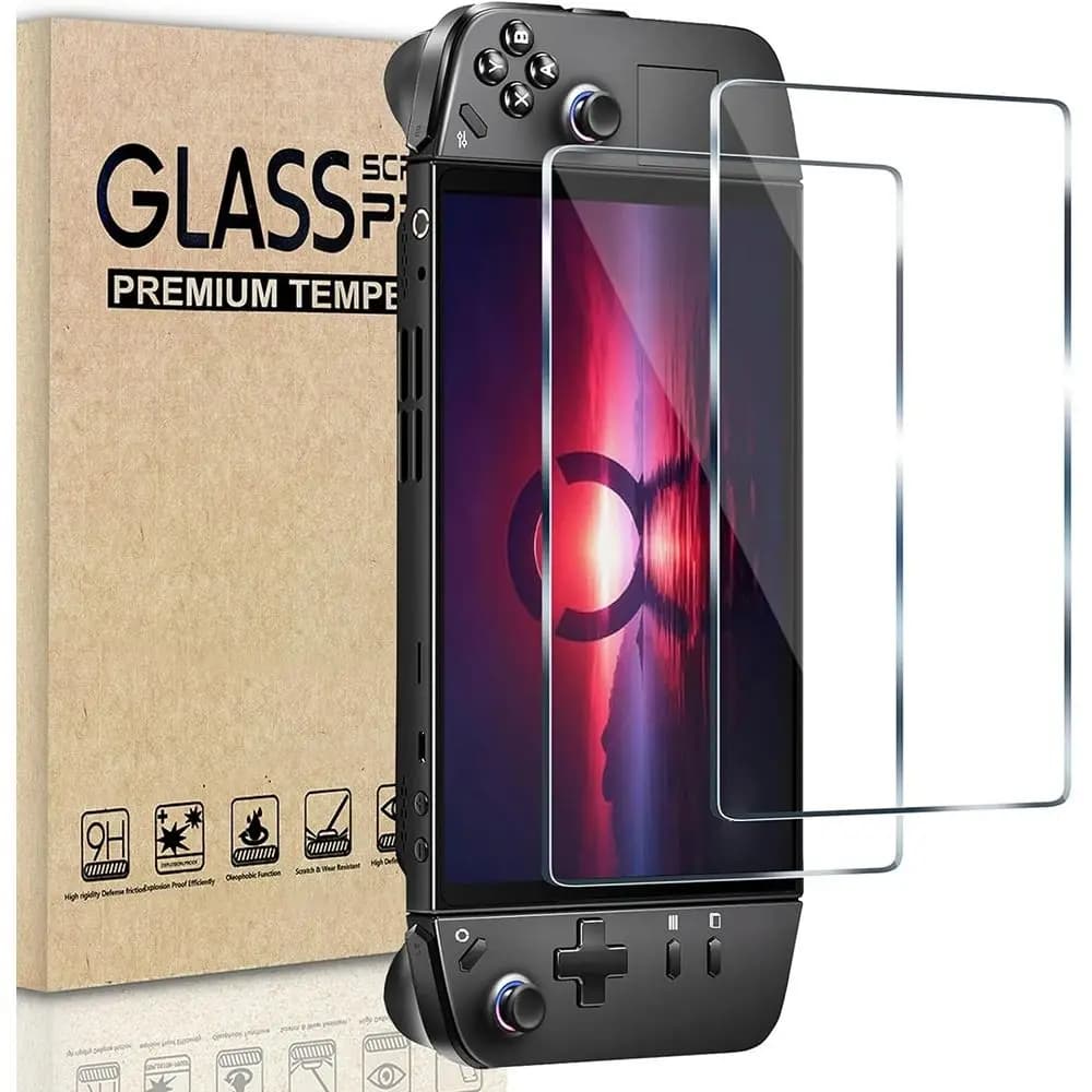 2 Pezzi Accessori per Giochi Pellicola Protettiva per Schermo Console Portatile 8.8 Pollici Film Protettivo 9H Bordo Curvo per Lenovo Legion Go