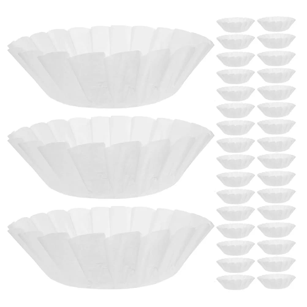 100Pcs Basque Cake Liners Oilproof Round Parchment Paper Nonstick Oven Baking Pan Liners Air Fryer Disposable Paper