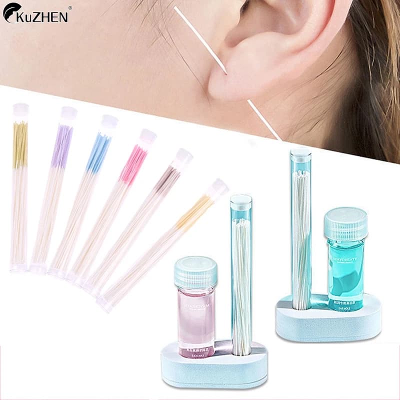 Hot 60/70Pcs linea di pulizia del foro dell'orecchio Piercing post-cura sterilizzazione orecchini usa e getta detergente per fori disinfezione fili per le orecchie