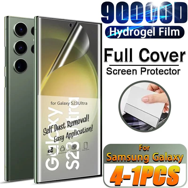 4/1 pz per Samsung Galaxy S23 S22 Ultra S21 S20 Plus FE Screen Protector nota 20 10 9 S10 9 Lite E S20FE A13 A53 5G S 23 22 Film