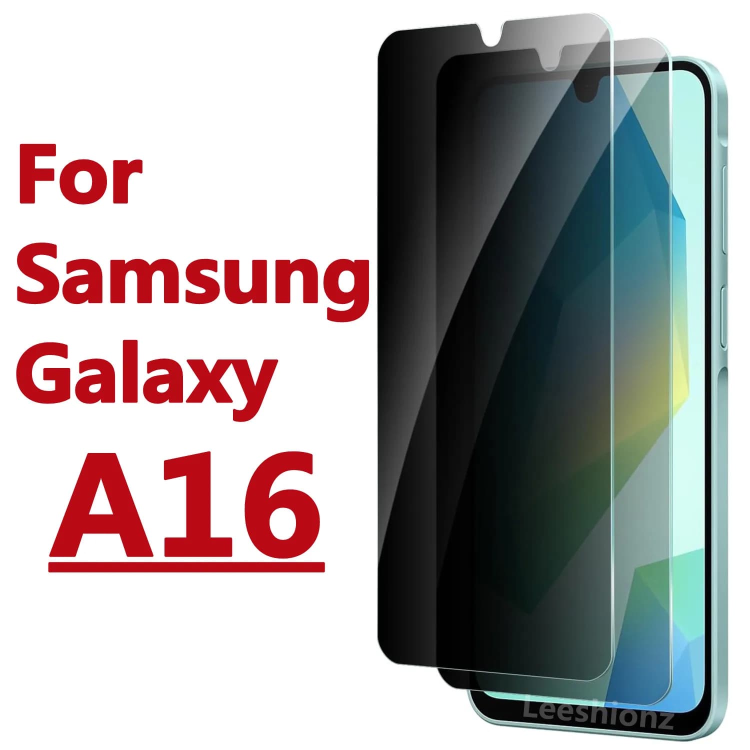 Per Samsung Galaxy A16 protezione schermo privacy in vetro temperato antispia da 6,7 pollici