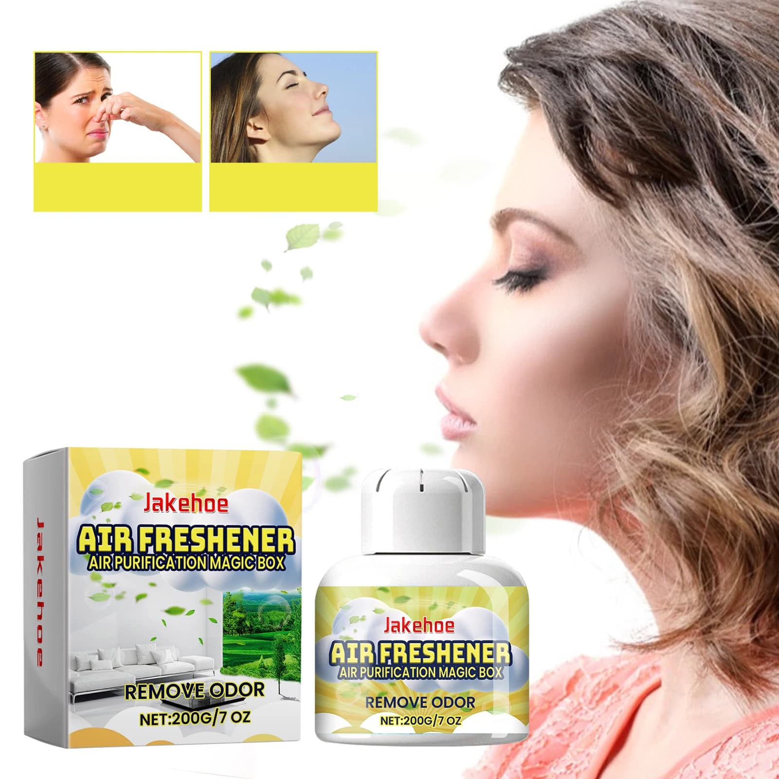 Air-Freshener Air-Purification Magics Box Slow-Release Air-Freshener Advanced Odor Elimination For Bedroom, Living Room And Car