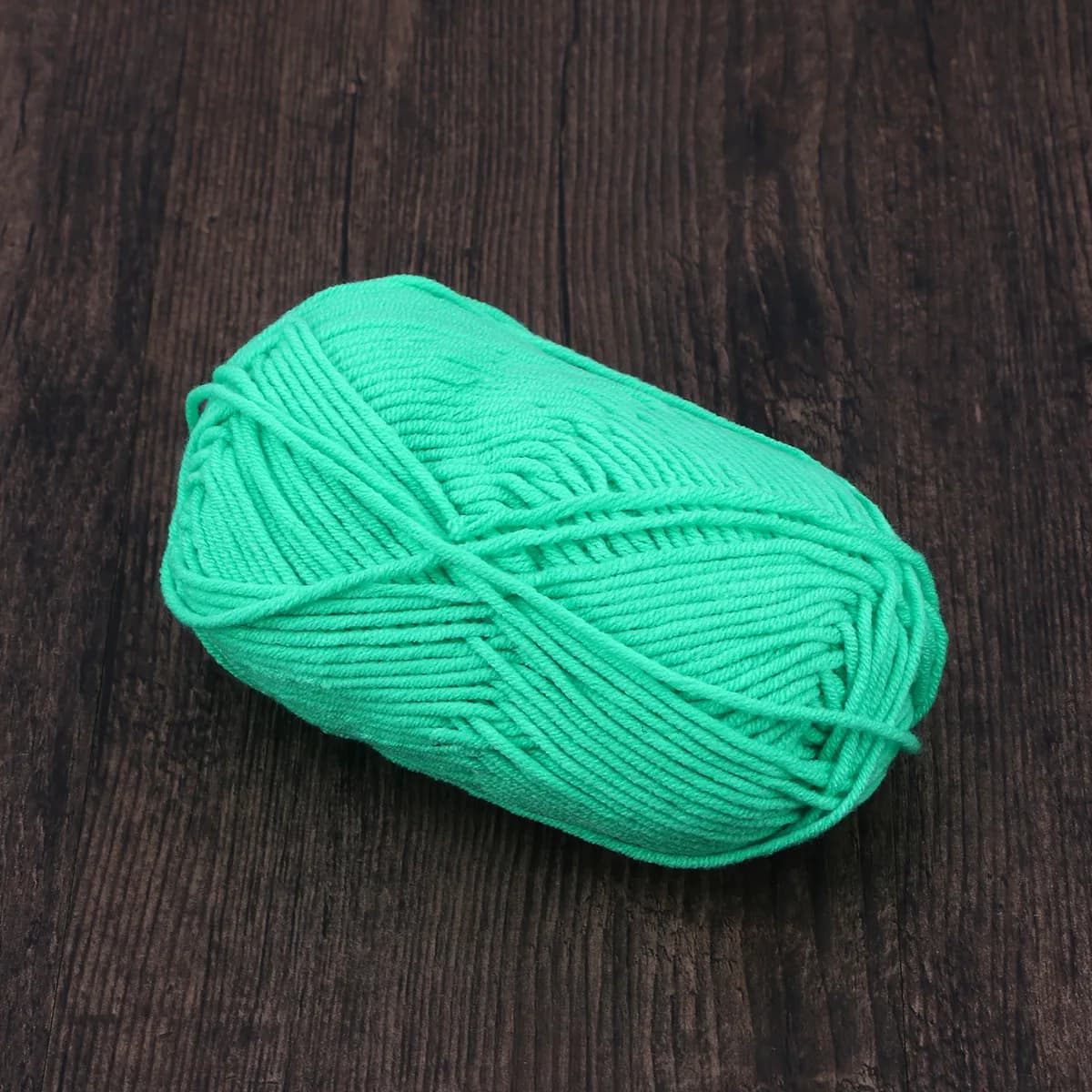 Filato di Cotone 50G, Filato Caldo per Lavori a Maglia, Uncinetto, Infeltrimento, Tessitura, Cappelli, Sciarpe, Guanti, Scialli, Natale