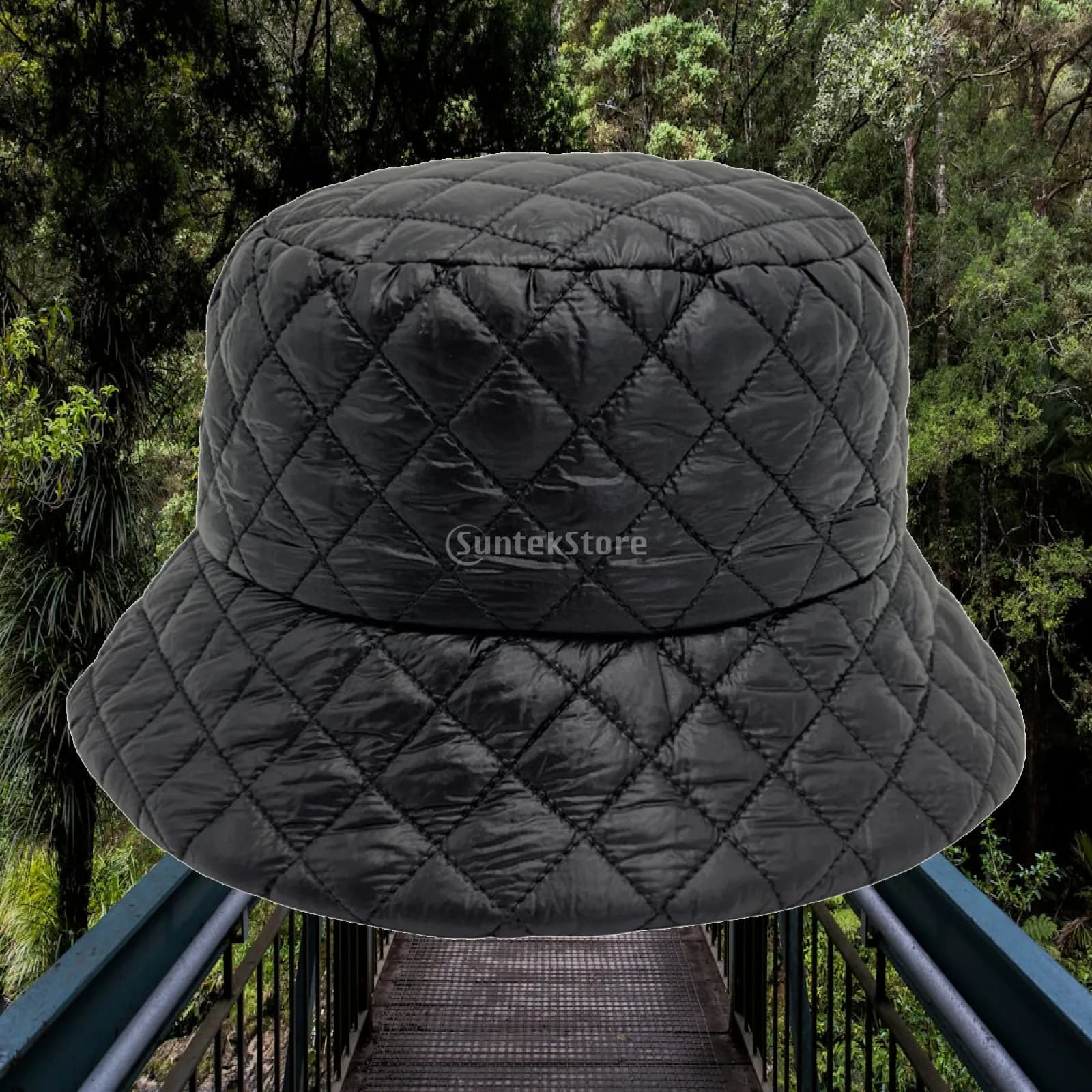 Winter Bucket Hat Basin Hat Trendy Lightweight Soft Comfortable Filled Warm Hat Fisherman Cap for Girls Men Women Adults