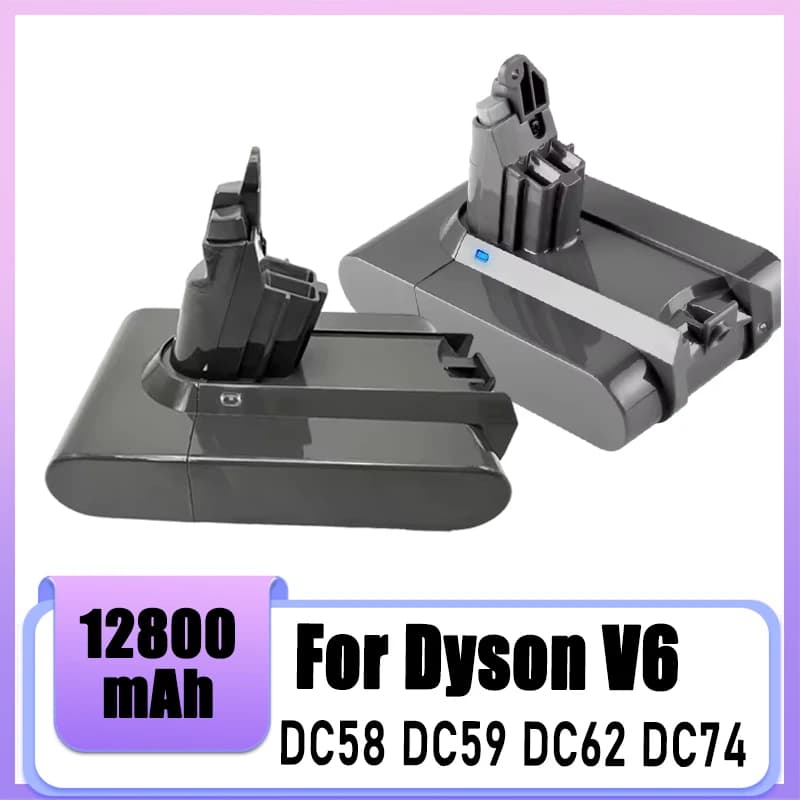 For Dyson V6 vacuum cleaner battery replacement, 21.6V lithium battery, DC58 DC59 DC62 DC74 SV09 SV07 SV03