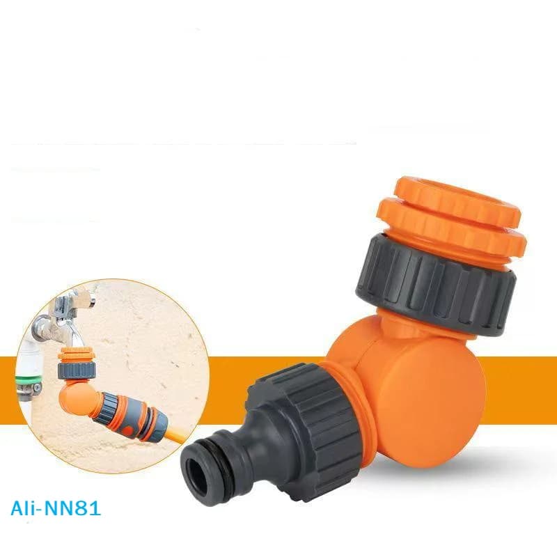 【N】Garden Hose Connector Faucet Adapter for 1/2" Hose Reel Cart, Plastic Click-Lock Quick Connection Watering Irrigation