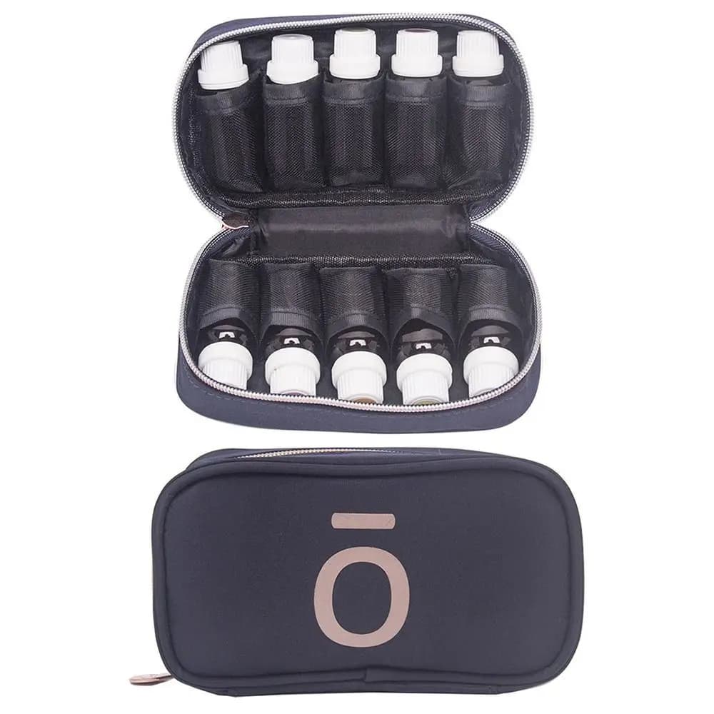 10Slots Essential Oil Storage Bag 10-15ML Moisture-proof Manicure Polish Storage Case Convenient Large Capacity