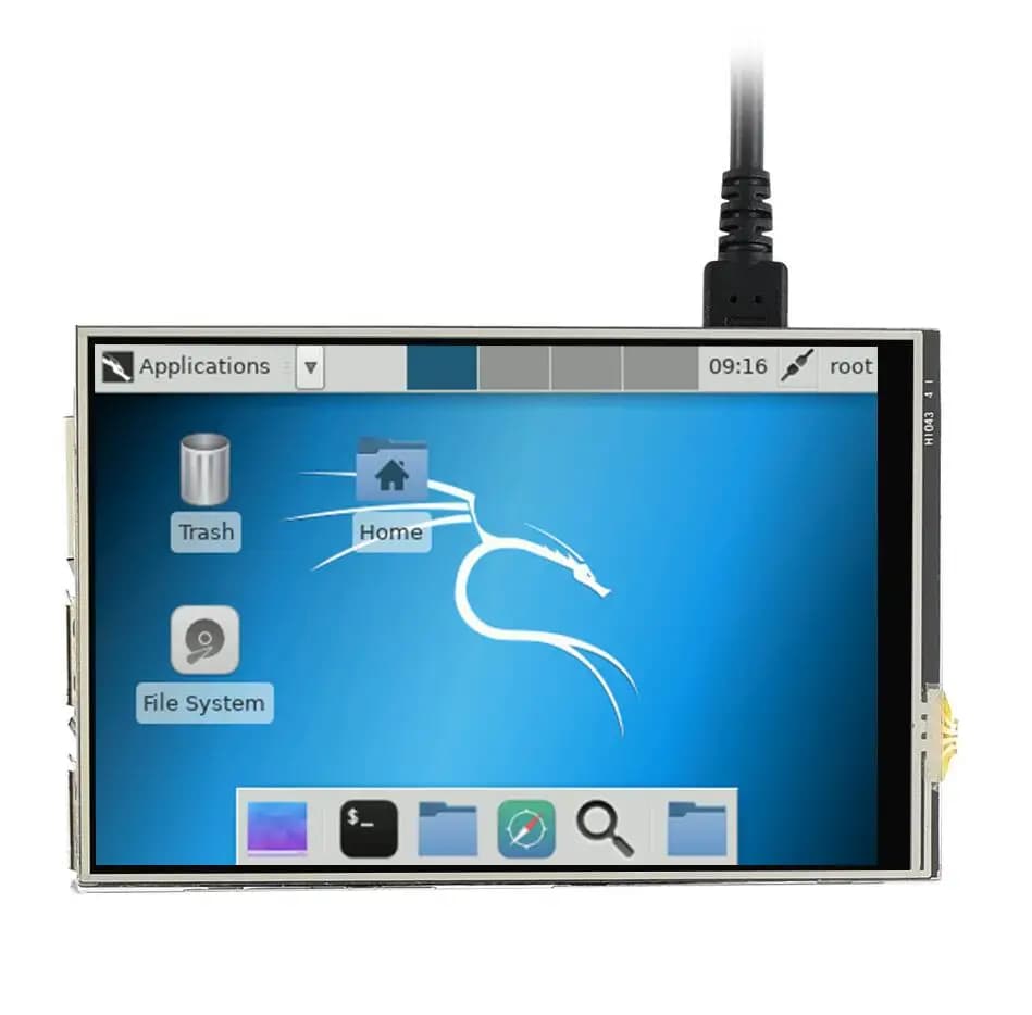Waveshare Touch Screen 4 Inch LCD Display TFT Resolution 480 * 320 Pixel SPI Interface LED Backlight for Raspberry Pi
