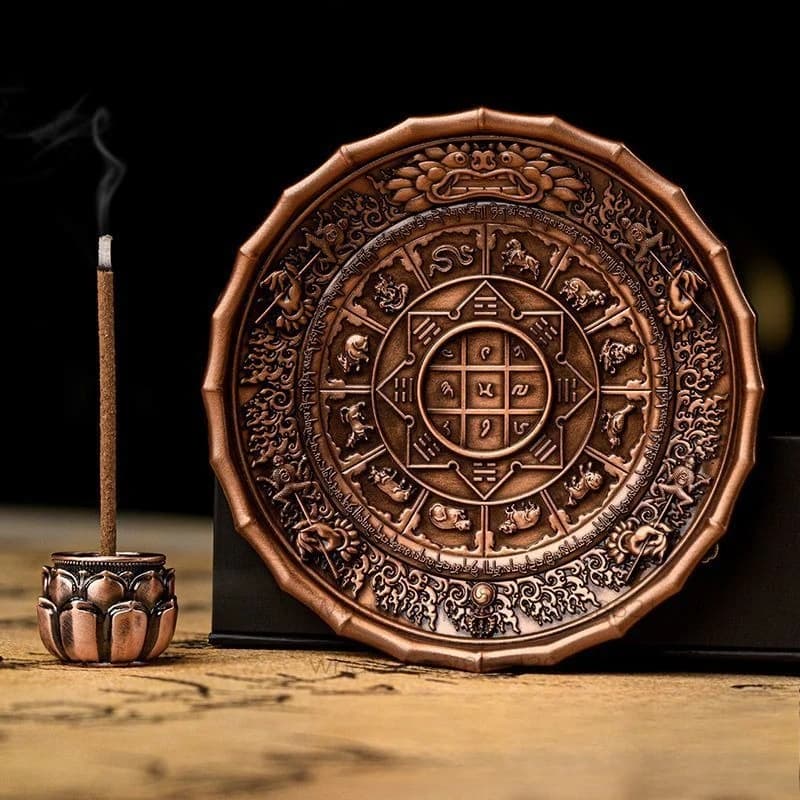2026 NEW Handmade Tibetan Incense Enamel Color Jiugong Bagua Mandala Line Incense Insert