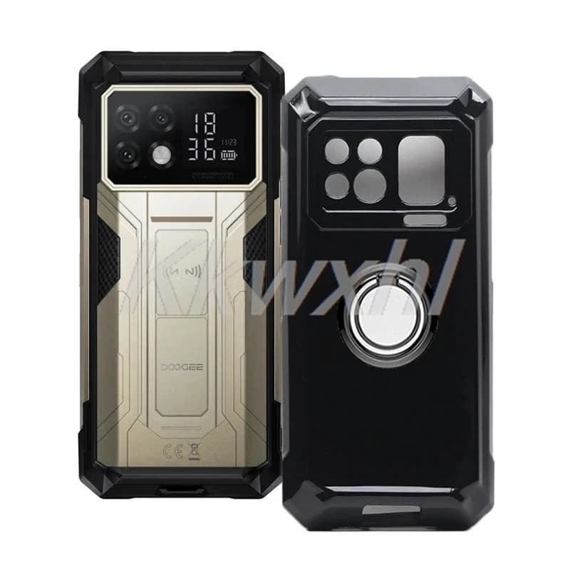 For Doogee S200 Max S200Max 2025 DoogeeS200Max 6.72" Back Ring Holder Bracket Phone Case Soft Original Shockproof Cover