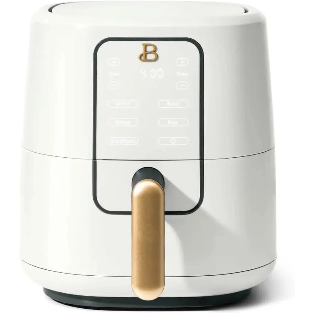 Friggitrice ad aria da 3 Qt con tecnologia TurboCrisp, glassa bianca di Drew Barrymore