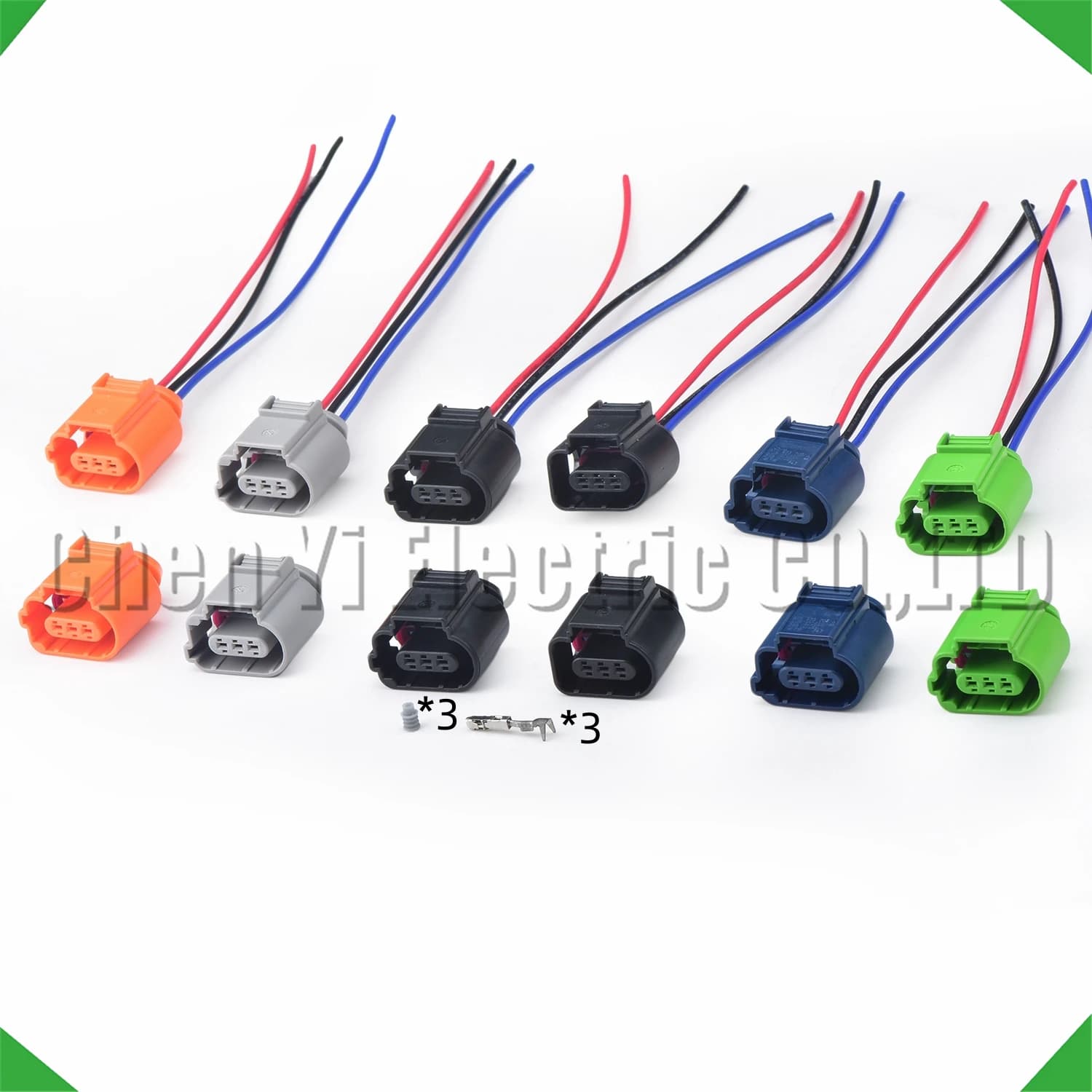 Connettori automobilistici a 3 pin fanale posteriore fendinebbia sensore albero motore cablaggio spina 8K0973703 ABCD FF per VW Audi