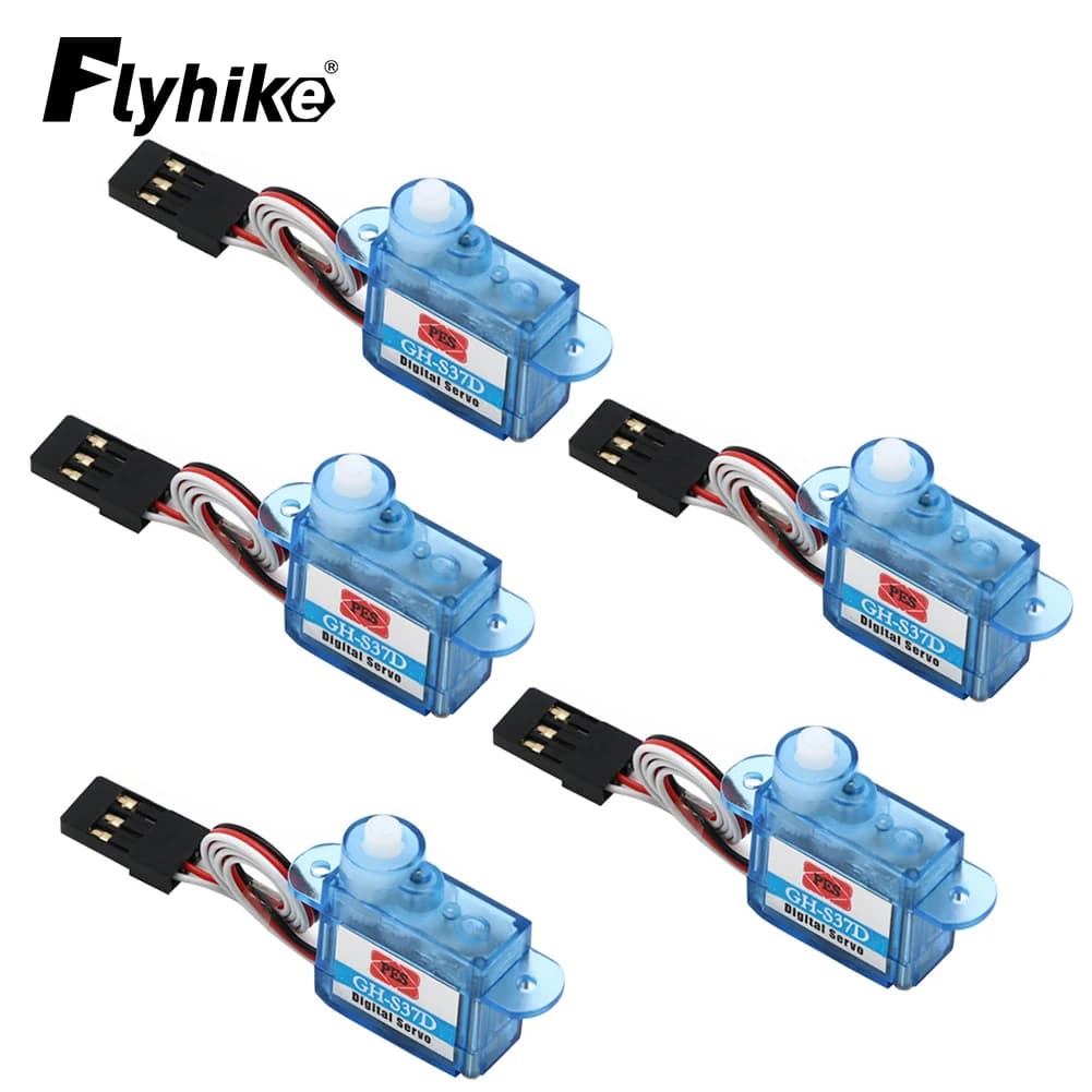 2/5/10 Pz GH-S37D 3.7g Servo Digitale Mini Micro Servo Hollow Cup Servo per RC aereo Elicottero Barca Auto