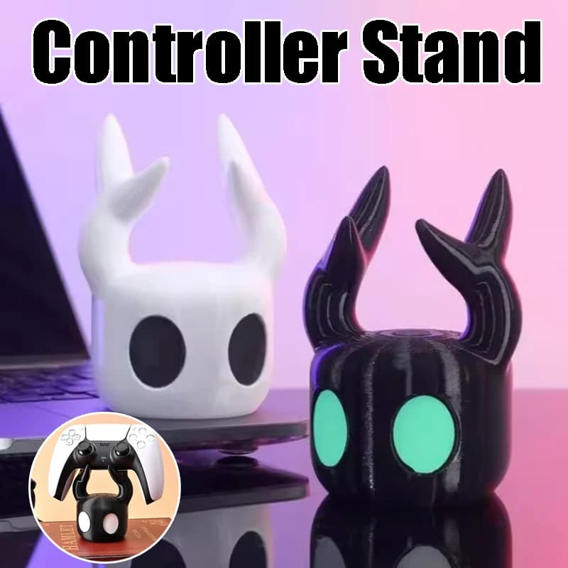 Supporto da Tavolo per Controller di Gioco con Design Fantasma, Porta Controller per PS5, Xbox Series X, Switch e Accessori per Console
