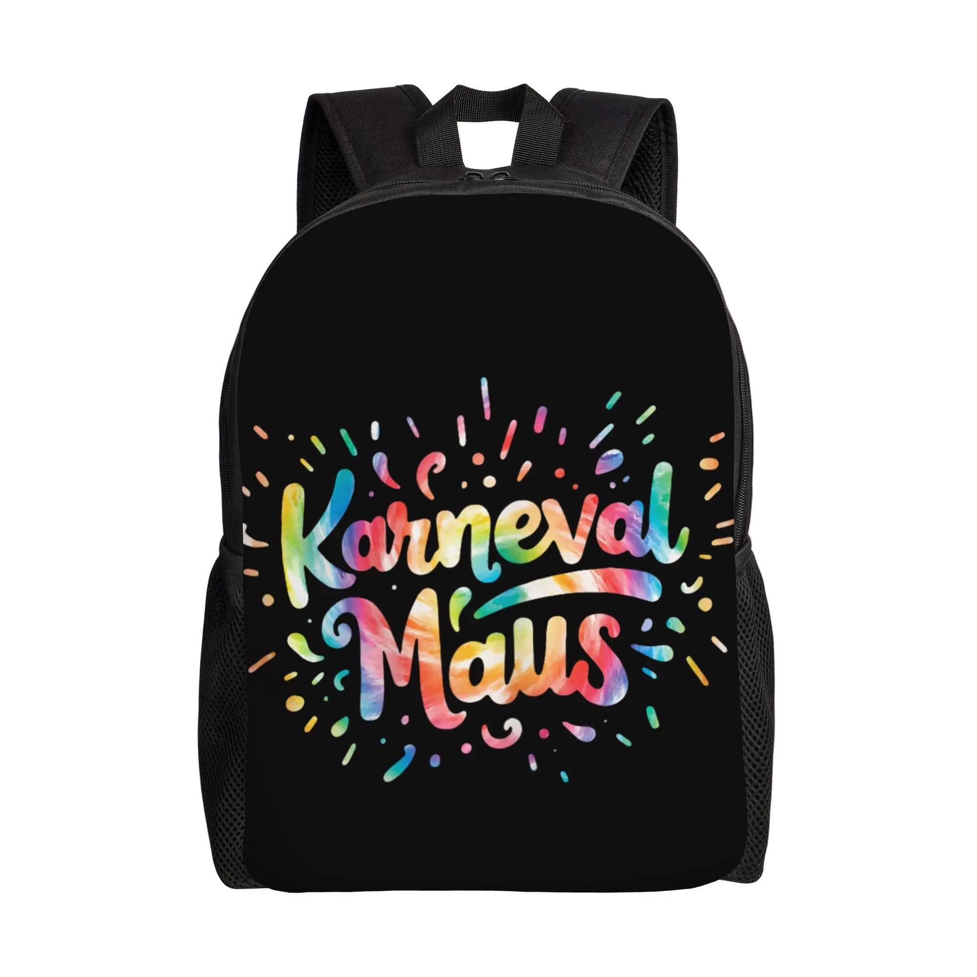 Koln Karneval Herz Zaino a forma di cuore per uomo e donna, per scuola superiore, escursionismo, viaggio, zaino da giorno, borsa a tracolla per computer portatile Alaaf, regalo