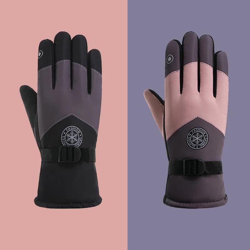 Guanti da sci Guanti invernali per donna Uomo Guanti da snowboard Guanti touchscreen Motoslitta Guanti da neve termici impermeabili
