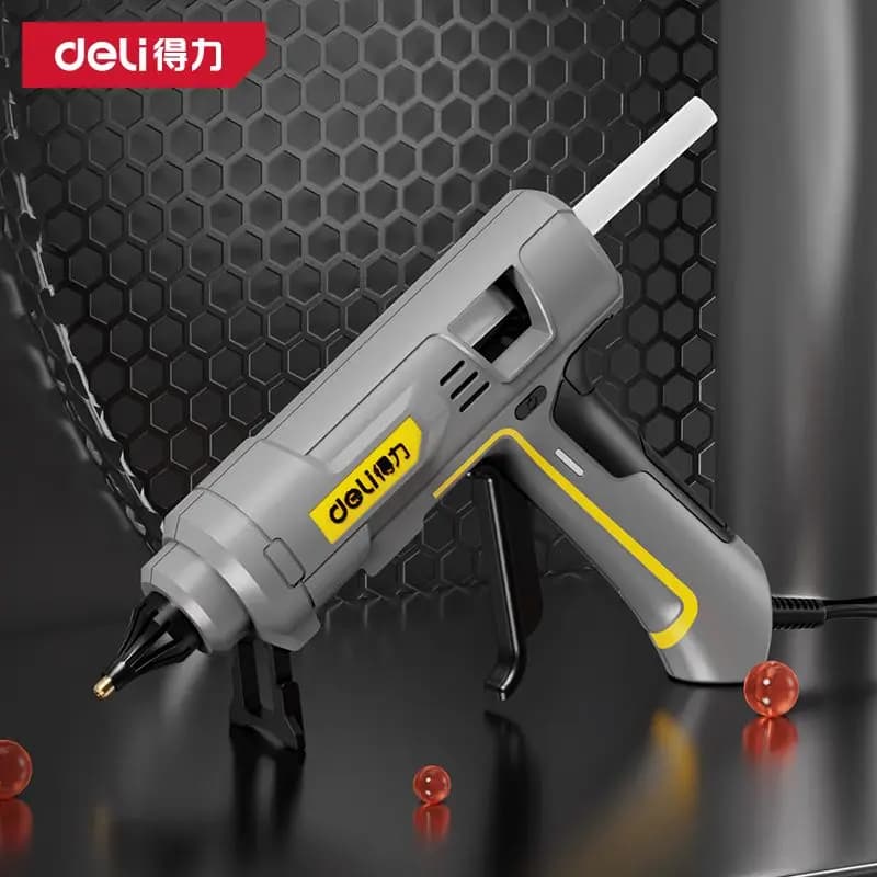 Pistola per colla a caldo da 40W per stick di colla da 7mm, mini pistola per colla industriale, termoelettrica, per artigianato, fai da te, uso domestico