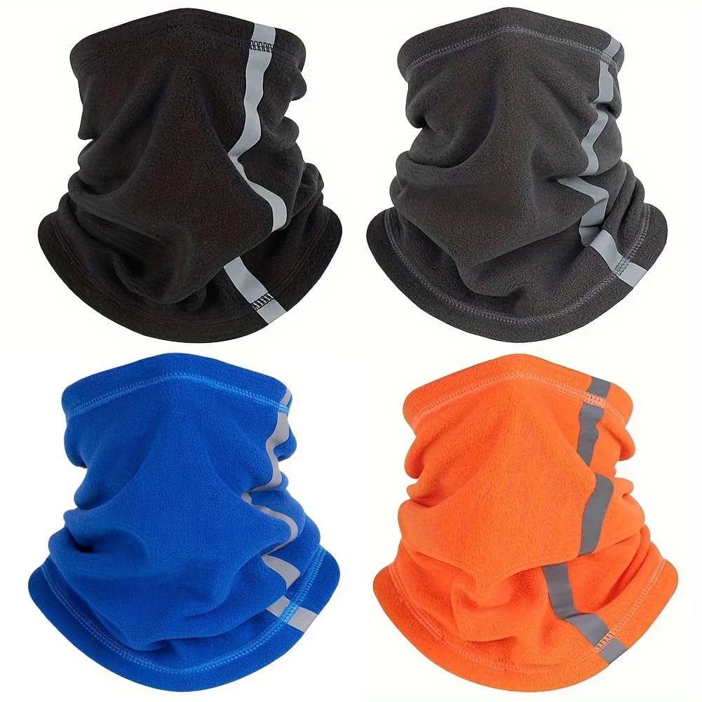 1PC Outdoor Inverno Caldo Pile Sciarpe Al Collo Sci Copri Collo Maschera Moto Mezza Maschera Sciarpa Equitazione Biker Antivento