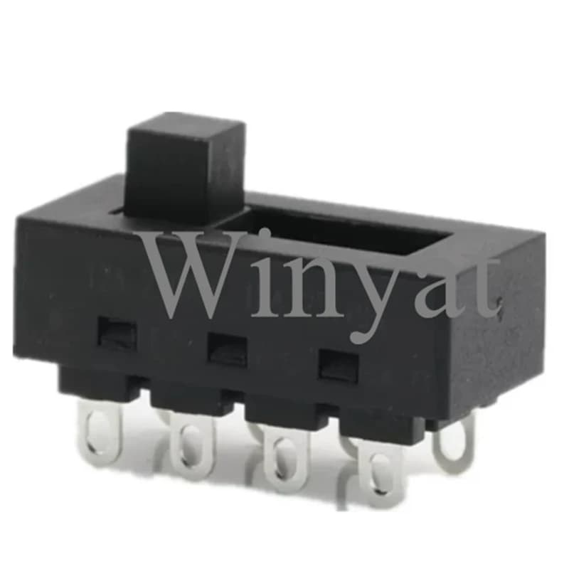 50 Pezzi Interruttore DIP a Scorrimento a 3 Posizioni LQ-103H 8 Pin 12A 250V per Asciugacapelli JJ-15 Philips Flyco Controllo Aria Calda/Fredda