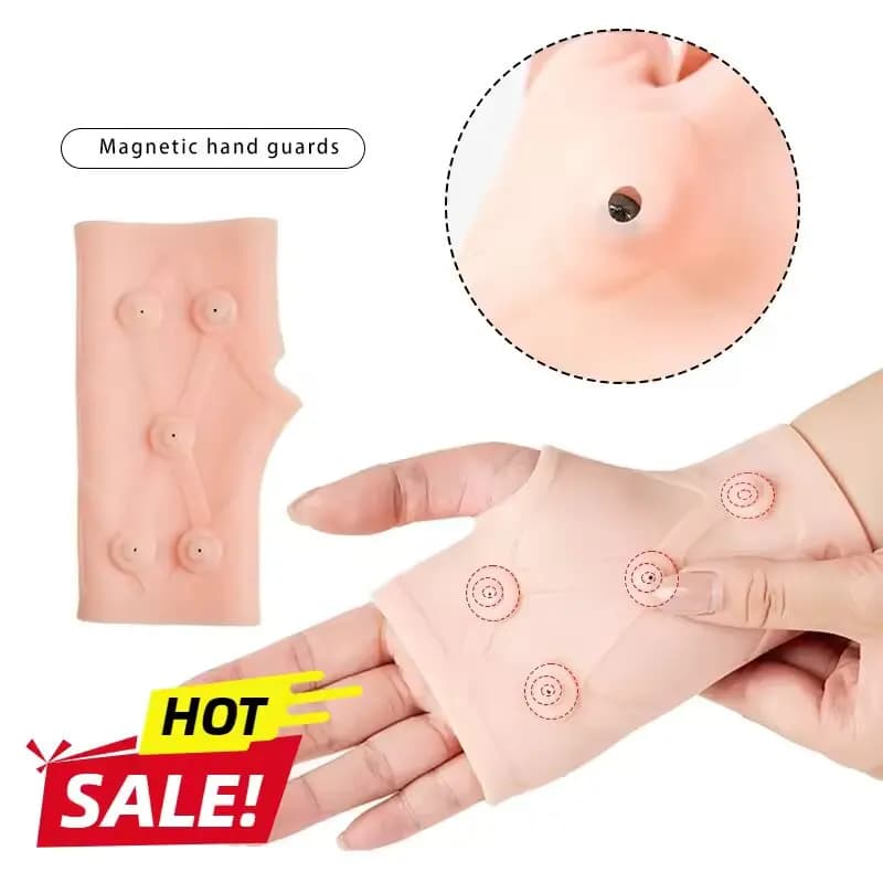 Silicone Glove Protector for Carpal Tunnel & Hand Tendinitis Pain Relief Soft Comfortable Hand Support Gloves for Night Wear