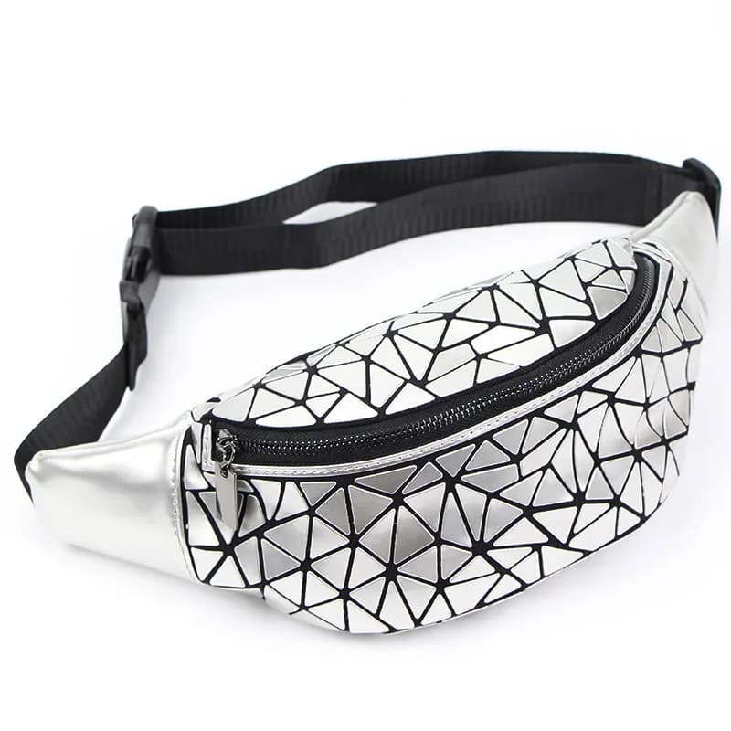 Borsa geometrica per marsupi da donna marsupi per ragazze marsupi per fianchi soldi da viaggio alpinismo marsupi per cellulare
