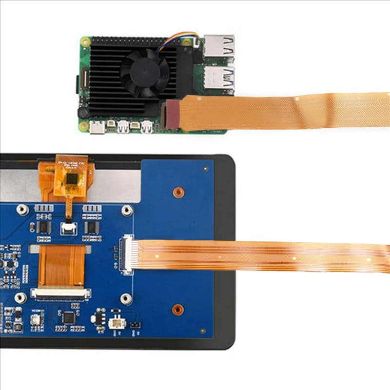 la House Tools! PerFor Raspberry Pi 5 DSI flexible cable from 22 pins to 15 pins for DSI display Practical and practical multifunction cable, 300 mm