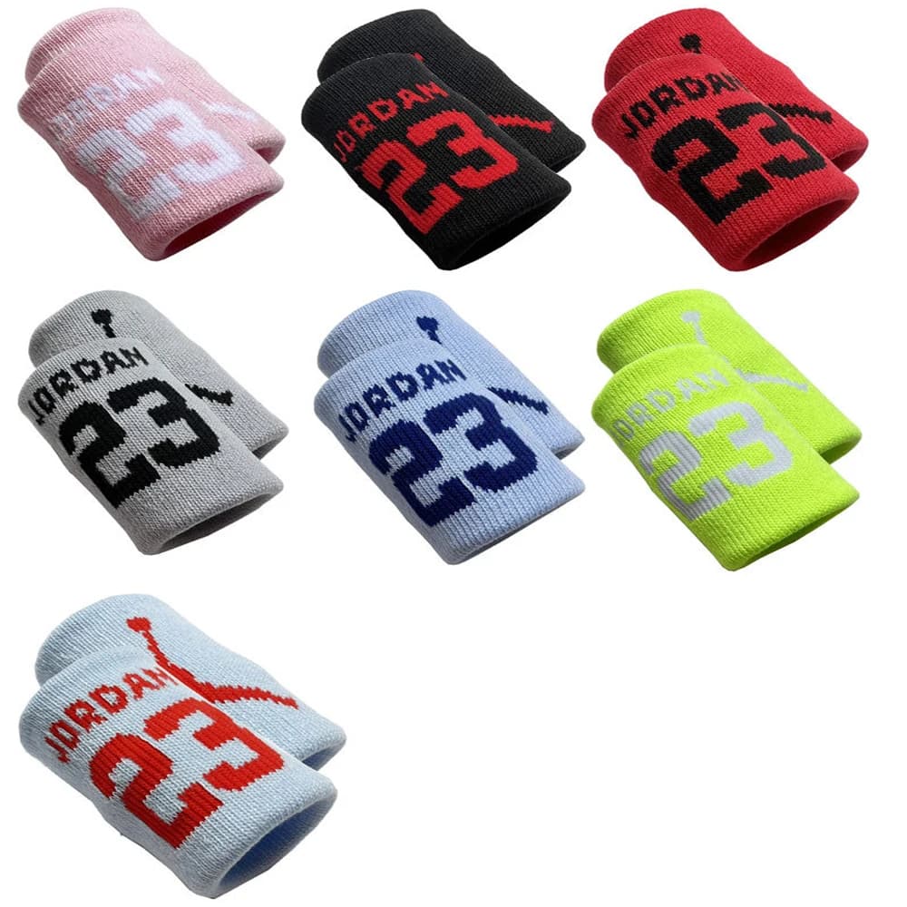 Cinturino sportivo per asciugamano alla moda 23 fascia per capelli da corsa cinturino per il sudore da polso da basket cinturino protettivo per la salute